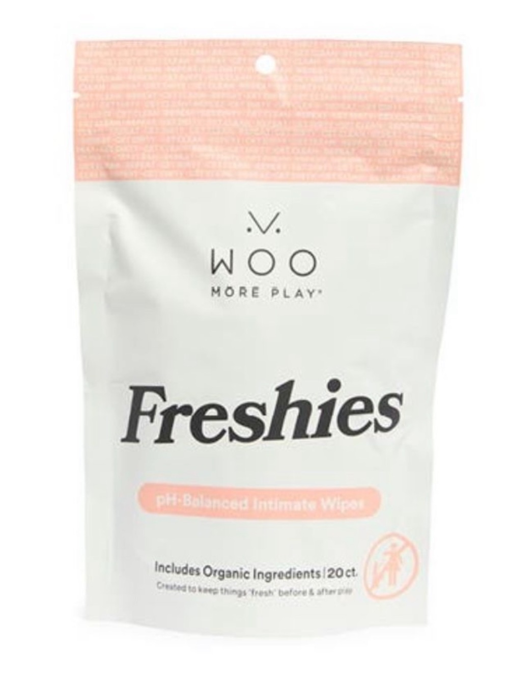 Ulta Beauty WOO Freshies Intimate Wipes - White & Blush Pink